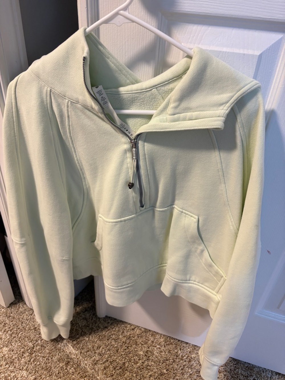 lululemon athletica mint scuba hoodie M/L